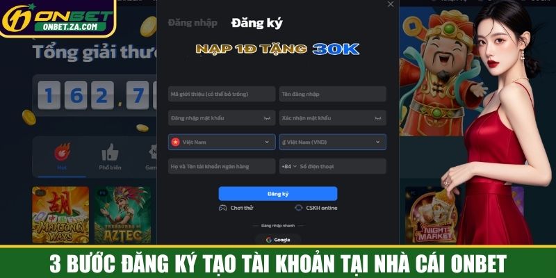 3 bước tạo tài khoản siêu nhanh cho người mới 3 bước tạo tài khoản siêu nhanh cho người mới